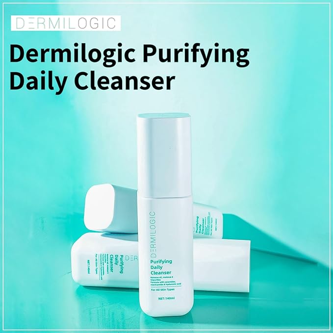 Purifying Daily Cleanser, Deep Cleanse, Hydrate & Restore, Contains Niacinamide, Ceramides and Hyaluronic Acid, Dermatologist-Tested For Bright, Balanced, Glowing skin