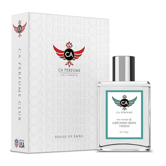 CA Perfume Impression of Greenish Irish Tweed for Men Woody Floral Musk Fragrance Long Lasting Mens Cologne Eau De Parfum 1.7 Fl Oz 50ml