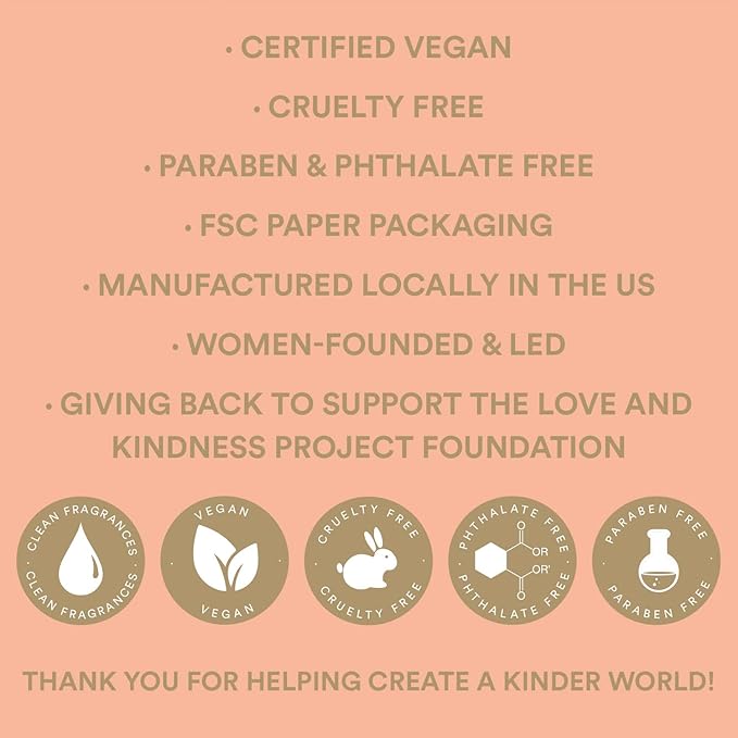 THE HEART COMPANY GOOD VIBES in a bottle | Vegan Gourmand Perfume for women | Fruity Women's Eau de Parfum | Sweet Fragrance 75ml - 2.5 fl oz.