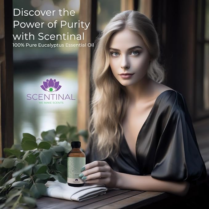 Scentinal Premium Essential Oil - 100% Pure, Natural & Authentic - Extra Large 4oz Bottle (120ml) with Eyedropper - Refreshing Aromatherapy Experience (4 oz / 120ml, Variety Pack)