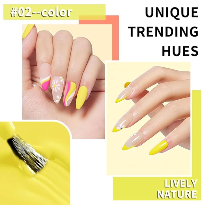 JR 9pcs 0.5oz Neon Gel Nail Polish Set Including Red Pink Nude Blue Orange Profesional Gel Polish Kit Soak Off Polish Home DIY Soak Off UV LED Nail Gel Kit DIY Manicure