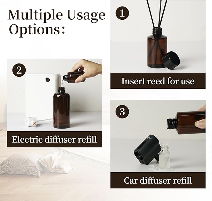 Hotel Style Scent Refill Long Lasting Essential Oil Works with Reed Diffuser,Luxury Aromatherapy Blend Best for Hotel Home Spa,500ml(16.9fl oz)