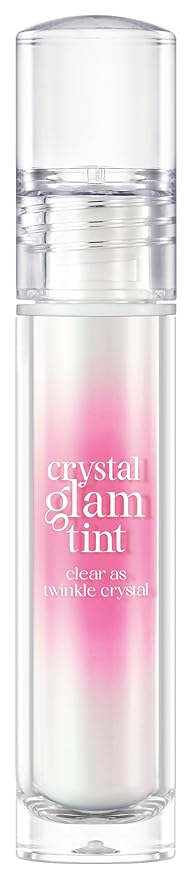 CLIO CRYSTAL GLAM TINT (016 LUXURY MAUVE RUBY), Glossy Finish, Lightweight, Buildable, Glass-Like, Smoothing, Long-Lasting, Vivid