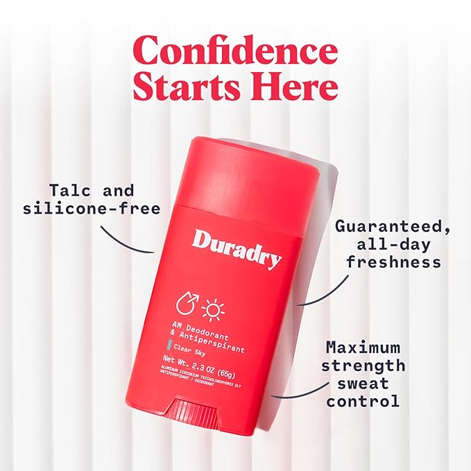 Clinical-Strength Antiperspirant Deodorant for Women and Men - Clean formula with Natural Ingredients, Odor, and Excessive Sweat protection for Armpits - Crisp Pear + Vanilla/Cool Citrus + Cedar