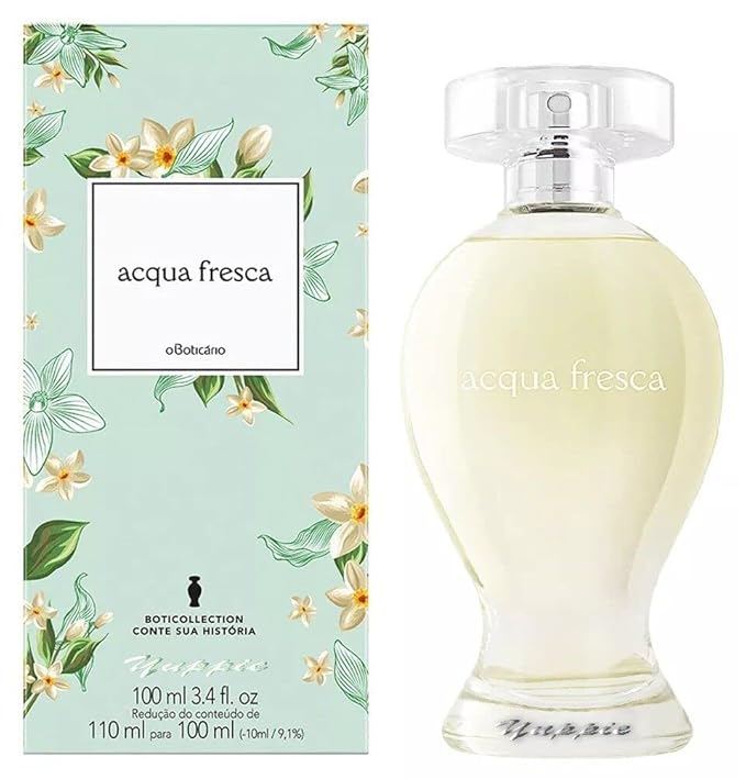 O Boticário Acqua Fresca Boticollection Eau de Toilette | Long-Lasting, Fruity and Citrus Fragrance Perfume for Women, 3.4 Ounce