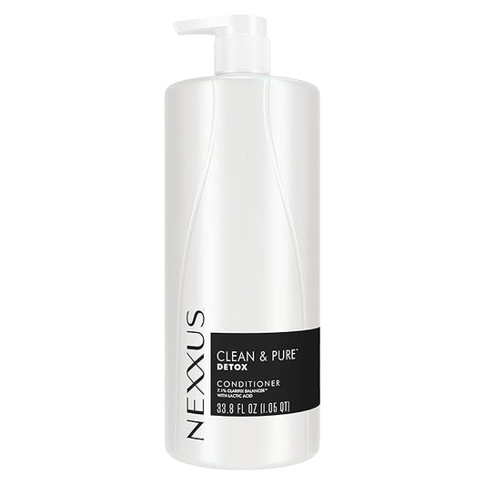 Nexxus Clean and Pure Conditioner, With ProteinFusion, Nourished Hair Care Silicone, Dye And Paraben Free 33.8 oz