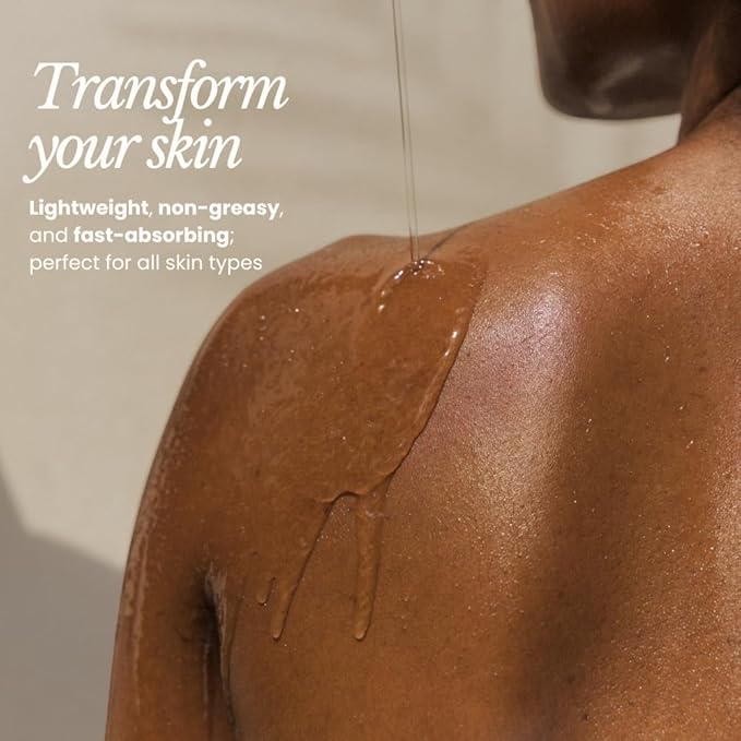 BARE BOTANICS 8 oz Moisturizing Lavender Tea Tree Body Oil - 100% Pure & Natural for Skin & Nails - Perfect for Moisturization - Vegan, Cruelty Free & Naturally Scented Hair Oil