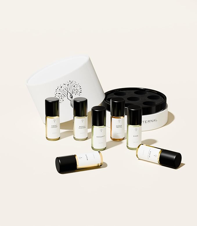 Eternal perfume oils - Discovery Set5 (7 x 5ml/1.18 fl. oz) - Testing Sampler Fragrances - Diverse Fragrance Collection - Inspired by Luxury Scents - Long-Lasting - Perfumes Sample Collection