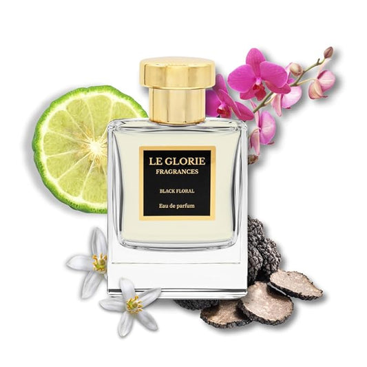 Inspired by T Ford's Black orchid, Black Floral EDP, Long Lasting 12-14 Hours Perfume Spray for Men, Women, Unisex, All Skin Types, Cruelty Free - 1.7oz 50ml