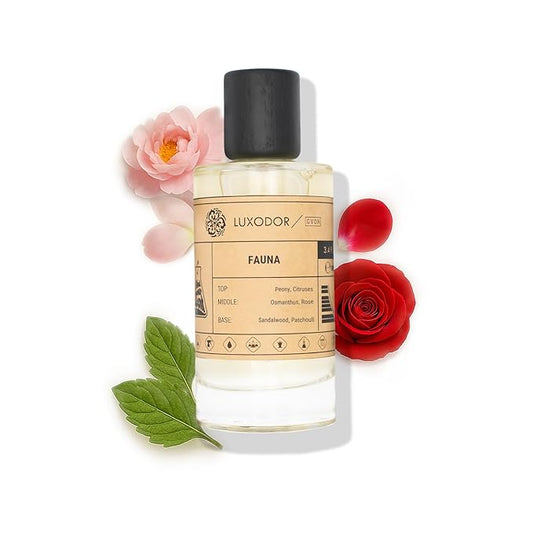 Fauna - Inspired by G. Flora - pheromones perfumes for women cologne - dupes fragrances - Clean ingredients - Paraben Free Vegan - 3.4 fl. oz (100ml) with perfume oil 10 ml roll-on