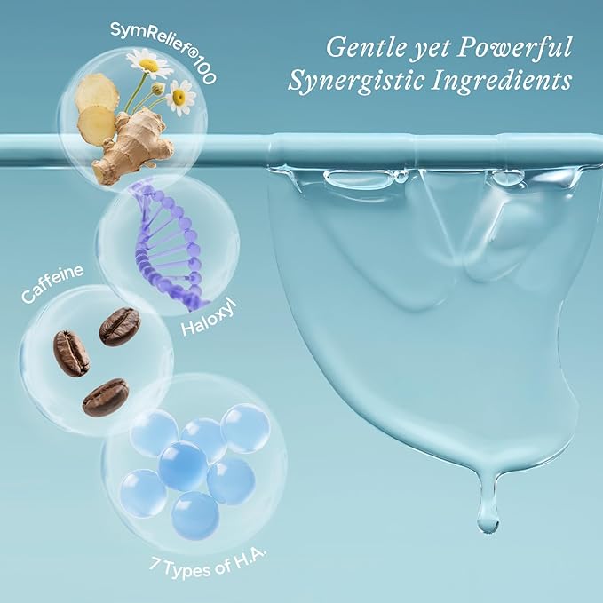 In My Eyes Caffeine Under Eye Patches - 5 Pairs Soothing Hydrogel Eye Masks, Hyaluronic Acid Hydrating Depuffing Anti-Wrinkle for Dark Circles & Fine Lines