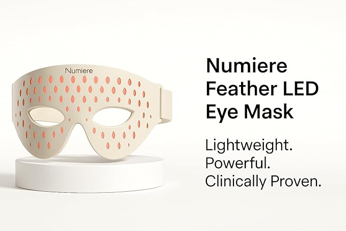 Lumina NRG Under-Eye LED Light Therapy Device for Dark Circles, Puffiness, Wrinkles & Fine Lines, Revitalize Skin, Massager for Eyelift & Skincare, Revive Kit For Eye Bags – Unisex, 1 Size