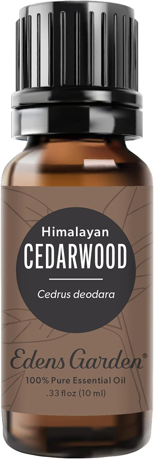 Edens Garden Cedarwood- Himalayan Essential Oil- 100% Pure Premium Grade, Undiluted, Natural, Therapeutic, Aromatherapy, The Best for Diffuser, Skin, Face, Hair 10 ml (.33 fl oz)