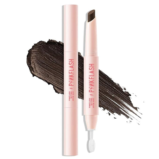 Boobeen Brow Wax, Waterproof Eyebrow Wax Styling Pencil, Eyebrow Gel，Shaping with Slanted Tip Application, Long-Lasting Hold