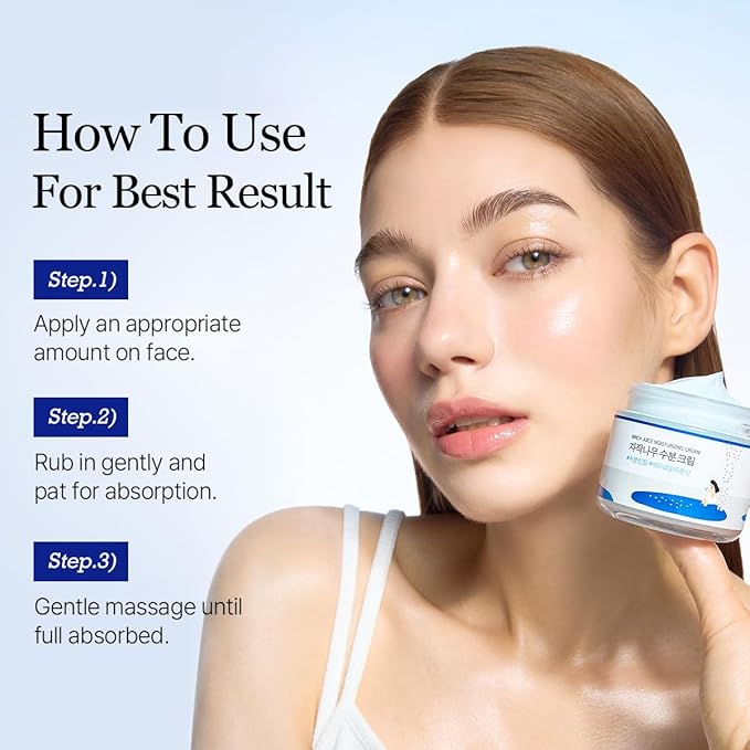 ROUND LAB Birch Juice Moisturizing Cream Refill Set, 80ml + 80ml Refill | 48-Hour Deep Hydration Korean Moisturizer with Vita Hyaluronic Acid | Long-Lasting Moisturizing Care for Sensitive Skin