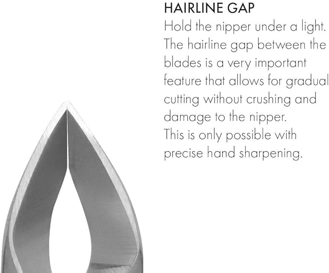 GERMANIKURE Standard Professional Cuticle Trimmer - 3/4 Full Jaw Nipper - Ethically Made in Germany - FINOX Stainless Steel Sharp Cuticle Remover in Leather Case – Manicure Tool, r177, 7mm