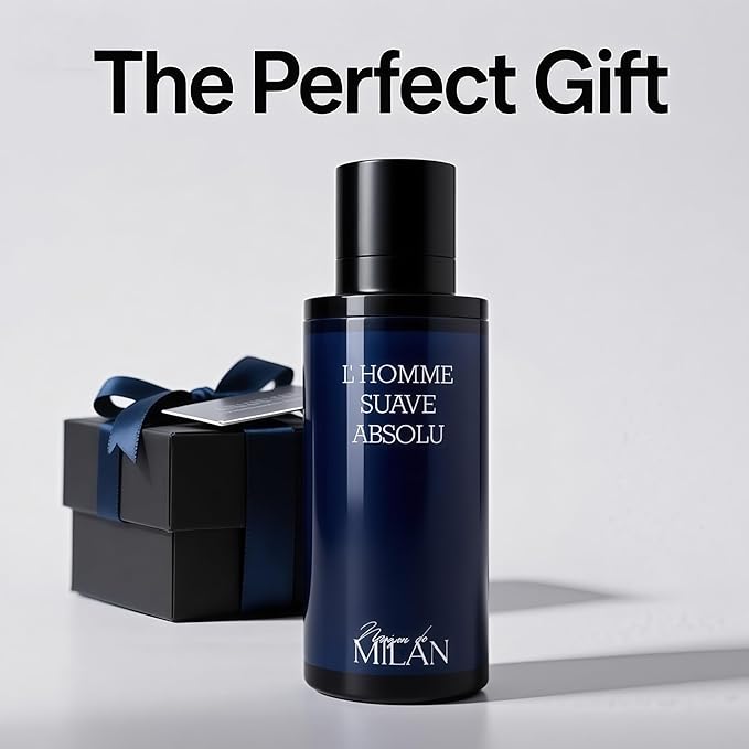 Men's Cologne Premium Fragrance Spray 100ml - Eau De Parfum - Long Lasting Calabria Bergamot,Woody,Amber Scent for Daily Wear Inspired by Luxury Perfume(L'Homme Absolu)