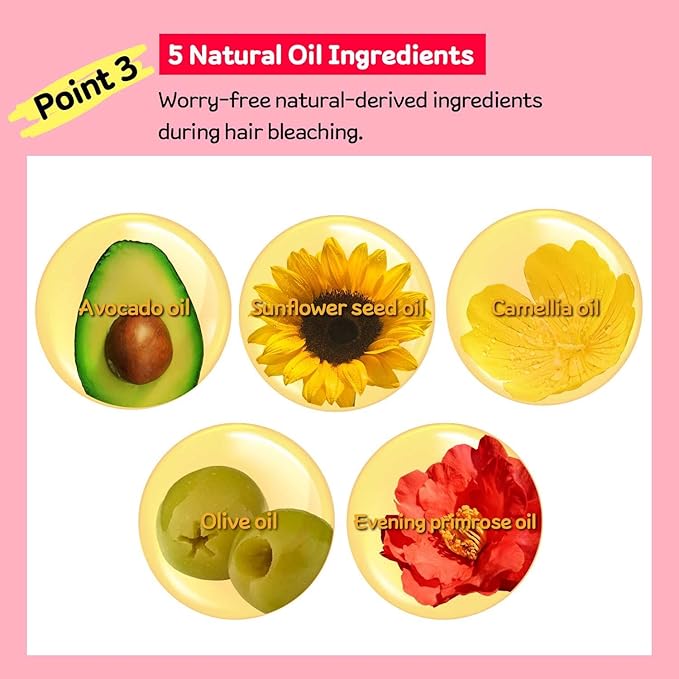 eZn Highlight Hair Bleach Kit, 4.23oz Korean Cruelty-Free Hair Lightener, Lifts Up to 6 Levels, Includes Tint Tray, Brush, and Complete Lightening System