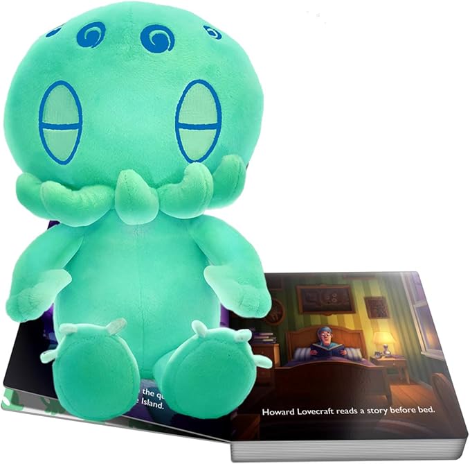 C is for Cthulhu Sweet Dreams Cthulhu & Glow-in-The-Dark Plush Bedtime Bundle (Standard Plush (12 inches))