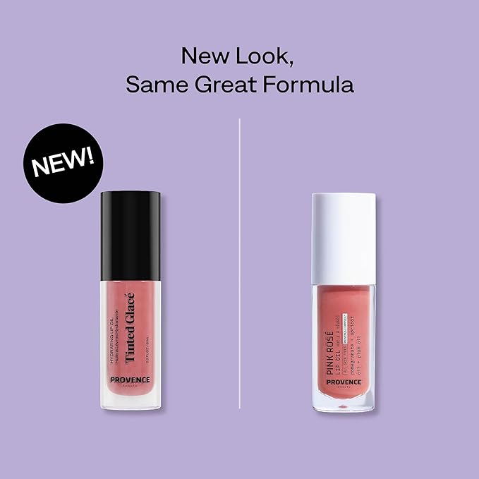 Provence Beauty Pink Rose Lip Oil – Hydrating Tinted Lip Oil for Women with Nourishing Formula – Moisturizes, Softens & Enhances Natural Lip Color – 0.2 fl oz