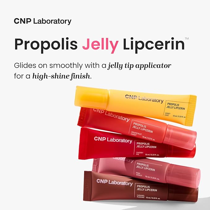 CNP Propolis Jelly Tinted Lipcerin™ - 05 Grapefruit Candy, Hydrating Lip Balm & Gloss with Manuka Honey + Hyaluronic Acid, Stocking Stuffers, Gifts for Women, 0.3 fl.oz.