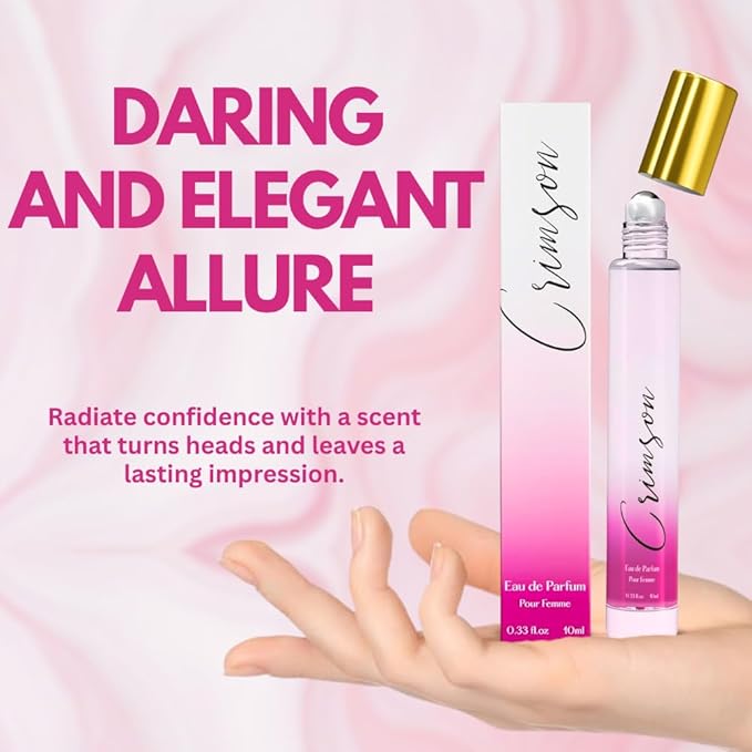 Perfume for Women Rollerball – INSPIRED by A WORLD RENOWED WOMEN'S PERFUME - Saffron, Jasmine, Amberwood, Cedar – Warm, Sexy, Sweet, Long-Lasting Eau De Parfum 10ml (0.33 fl oz)