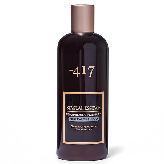 -417 Dead Sea Cosmetics Replenishing Moisture Mineral Shampoo - Cleansing & Nourishing - Perfect Solution For Beautiful Healthy Hair - with Aloe Vera & Sweet Almond Oil 11.83 fl oz.
