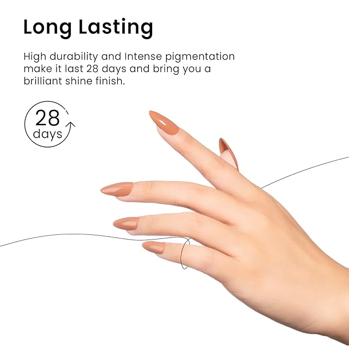 MAYCHAO 15ML Gel Nail Polish 1Pc Caramel Gel Polish Soak Off UV LED Nail Polish Nail Art Starter Manicure Salon DIY at Home, 0.5 OZ