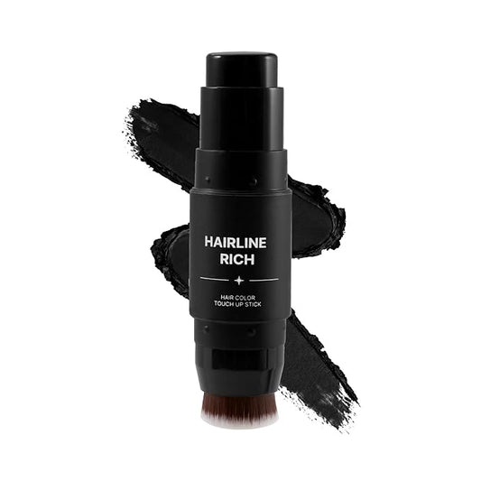 Root Touch Up Hair Color Shadow Powder, Gray Hair Cover Up Hairline Powder for Women, Double Head Cover Blond With Sponge & Brush, Waterproof Hairline Concealer