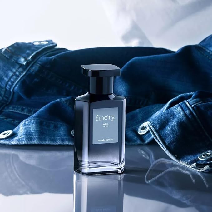 Finery WHY NOT? Men's Eau De Parfum | Men's Eau De Cologne, 2 fl oz | With Makeup Remover Pads Gift