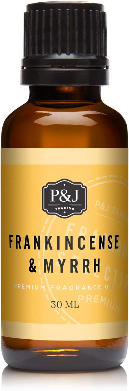 P&J Trading Fragrance Oil | Frankincense & Myrrh Oil 30ml - Candle Scents for Candle Making, Freshie Scents, Soap Making Supplies, Diffuser Oil Scents