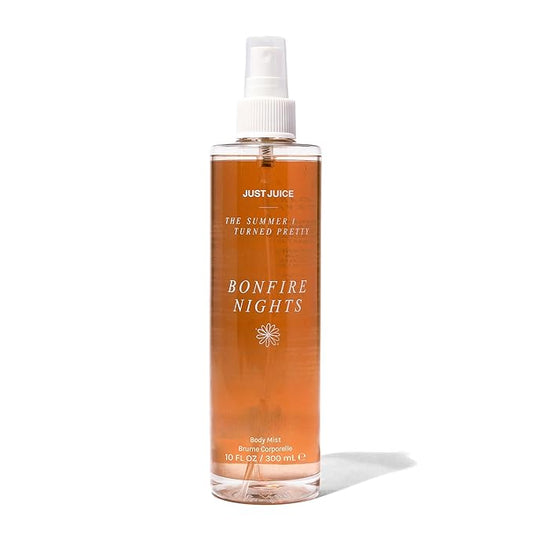 Just Juice - The Summer I Turned Pretty Bonfire Nights Body Mist - Warm Spice and Toasted Vanilla Body Spray for Women and Men - 10.14 oz