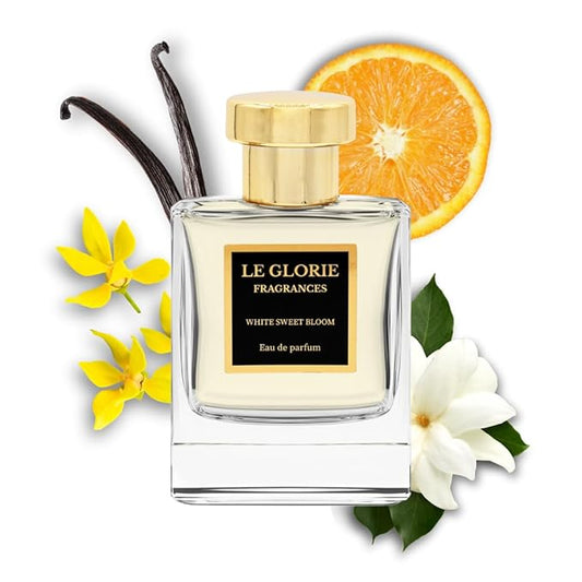 Inspired by C-Hha Ga-bri.e-lle - White Sweet Bloom EDP, Long Lasting Luxury Perfume Spray for Women, All Skin Types, Cruelty Free - 1.7 fl oz 50ml