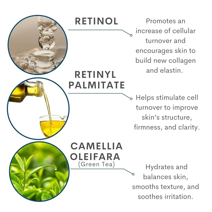 Serious Skincare Vitamin A Force XR Retinol Face Serum Concentrate, Micro Exfoliate & Resurface for Radiant Skin, for Lines, Wrinkles, Pore Minimizer, Anti-Aging 1 Oz. (Pack of 2)