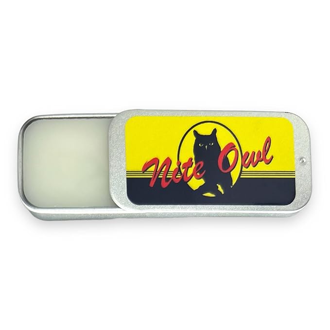 FURY BROS. TAGS Men’s Solid Cologne | Nite Owl | Lavender Vetiver Musk | Beeswax Grapeseed Oil Fragrance | Made in USA | Travel Size .25 oz