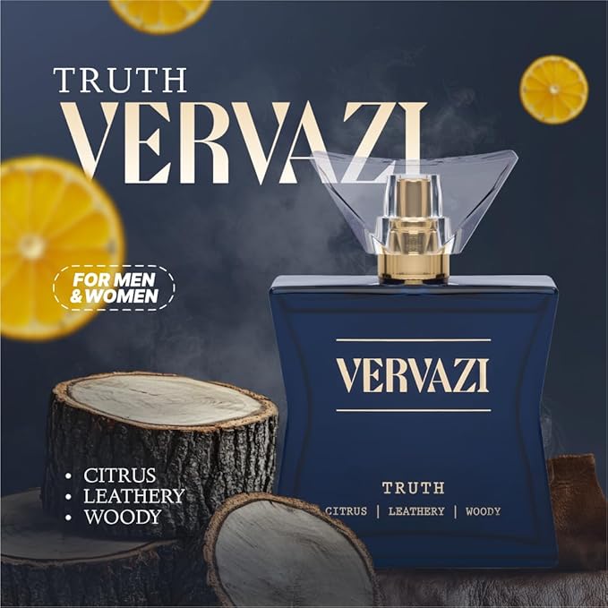 Truth 50 ml Unisex Eau de Parfum, Bergamot, Lavender, Cedarwood Notes - 22% Concentration, 8+ Hours Lasting Perfume for Women & Men, Day & Night Wear, Includes Radiance Perfume Tester