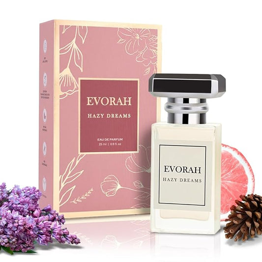 House of Evorah Hazy Dreams Eau De Parfum for Women (.8 fl oz) – Long Lasting Fruity Perfume | Skin-Friendly Luxury Fragrance & Body Mist for Women