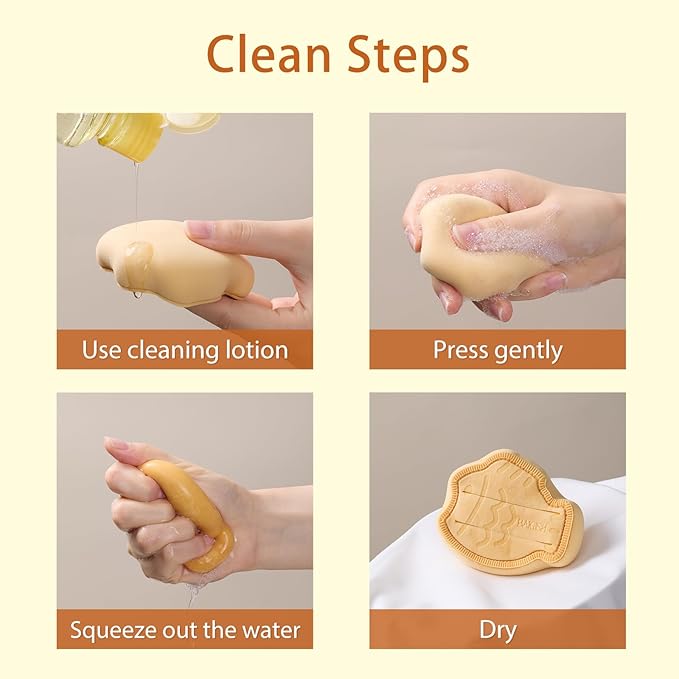 Makeup Sponge Set For Foundation Concealer, Triangle Powder Puff Soft Sponges Blender, Latex Free Blender Sponge For Liquid, Cream, and Powder Seamless & Flawless Makeup (Yellow)