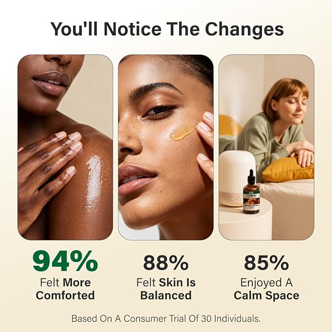 KUKKA Turmeric Oil for Skin - 4 Fl Oz - for Hair, Skin, Diffuser, Aromatherapy & DIY Soap Making Scent