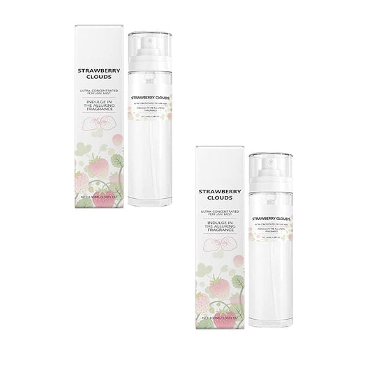 Strawberry Clouds Ultra-Concentrated Perfume Mist - Sweet Strawberry Vanilla Body Spray for Women, Long-Lasting Bath And Shower Fragrance (2)