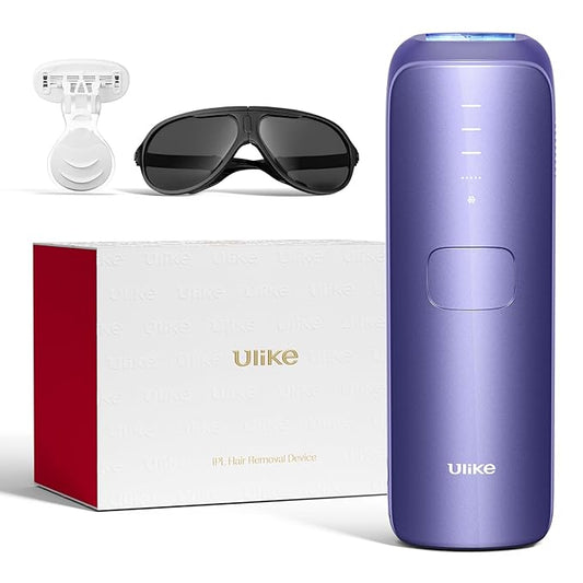 Ulike Laser Hair Removal for Women and Men, Air 3 Ice-Cooling IPL Hair Removal Device for Nearly Painless & Long-Lasting Results, 3 Modes & Auto Flashing for Fast Full Body Hair Removal from Home