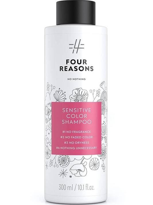No nothing Sensitive shampoo for color treated hair - Fragrance Free - Hypoallergenic, Vegan, Paraben Free - Unscented Shampoo for Sensitive Scalp and Skin – 10.15 oz