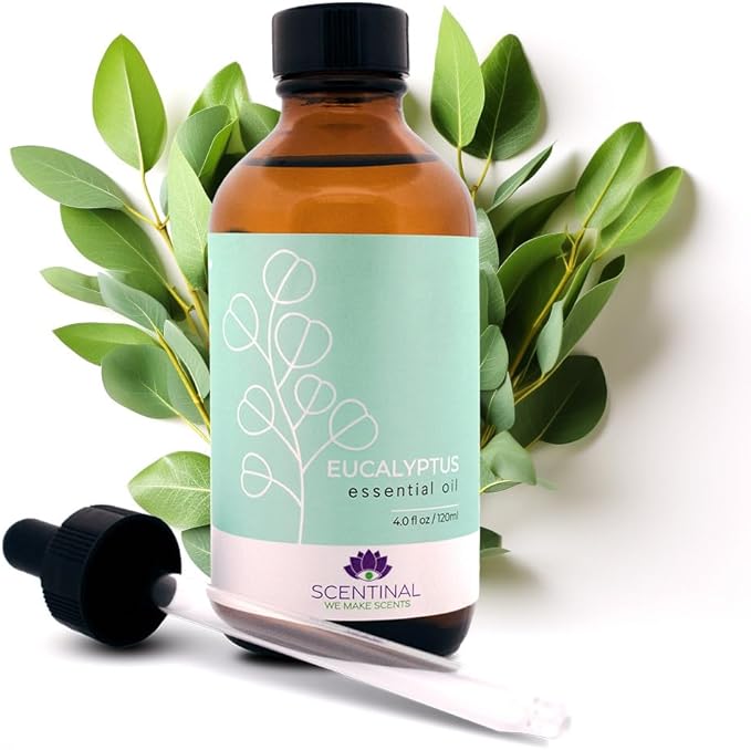 Scentinal Premium Essential Oil - 100% Pure, Natural & Authentic - Extra Large 4oz Bottle (120ml) with Eyedropper - Refreshing Aromatherapy Experience (4 oz / 120ml, Variety Pack)