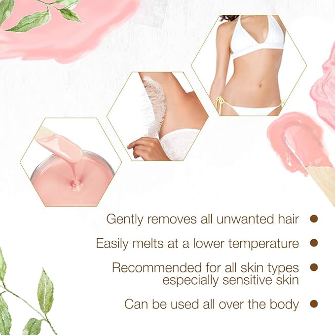 GiGi Crème Wax for Hair Removal, Soft Wax for Sensitive Skin, Face & Body, Gentle Formula, 14 oz, 1 Pack