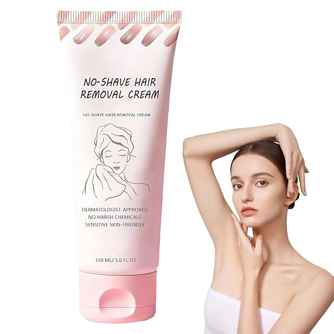 Bare Basics Hair Removal Cream,No Shave Hair Remover for Women, Fast and Gentle, Moisturizes and Nurtures Skin, Leaves Skin Smooth & Soft (1 PC)