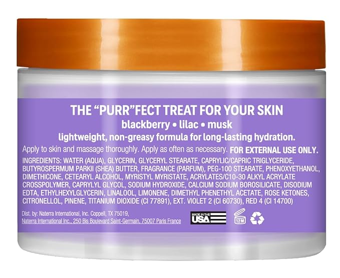 Tree Hut Meyow Whipped Shea Body Butter, Long-lasting Hydration Leaves Skin Feeling Soft & Moisturized, Lightweight, Nourishing Essential Body Care, 8.4 fl oz