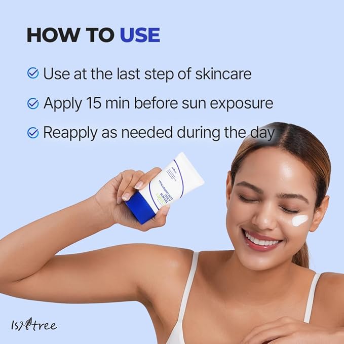 ISNTREE Hyaluronic Acid Daily Sun Gel 50ml, 1.69 fl oz | SPF 30 | Korean Skincare | Moisturizing | No White Cast | Lightweight | Mild Formula | Daily SPF | Korean Sunscreen | Broad Spectrum