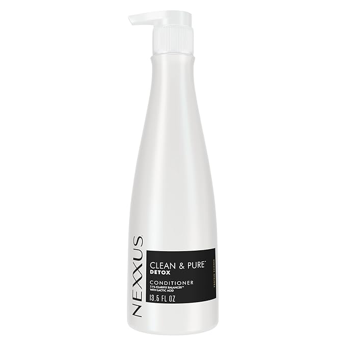 Nexxus Clean and Pure Conditioner With ProteinFusion, Nourished Hair Care, Silicone, Dye, and Paraben Free 13.5 oz