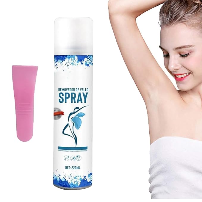 Removedor De Vello En Spray, Hair Removal Spray, Moisturizing & Gentle for Men and Women (1pcs)
