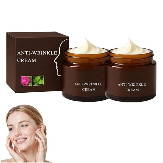 2PCS Retinol Anti-Wrinkle Cream, Firms and Lifts Skin, Effectively Reduces Wrinkles and Fine Lines, Deeply Moisturizes